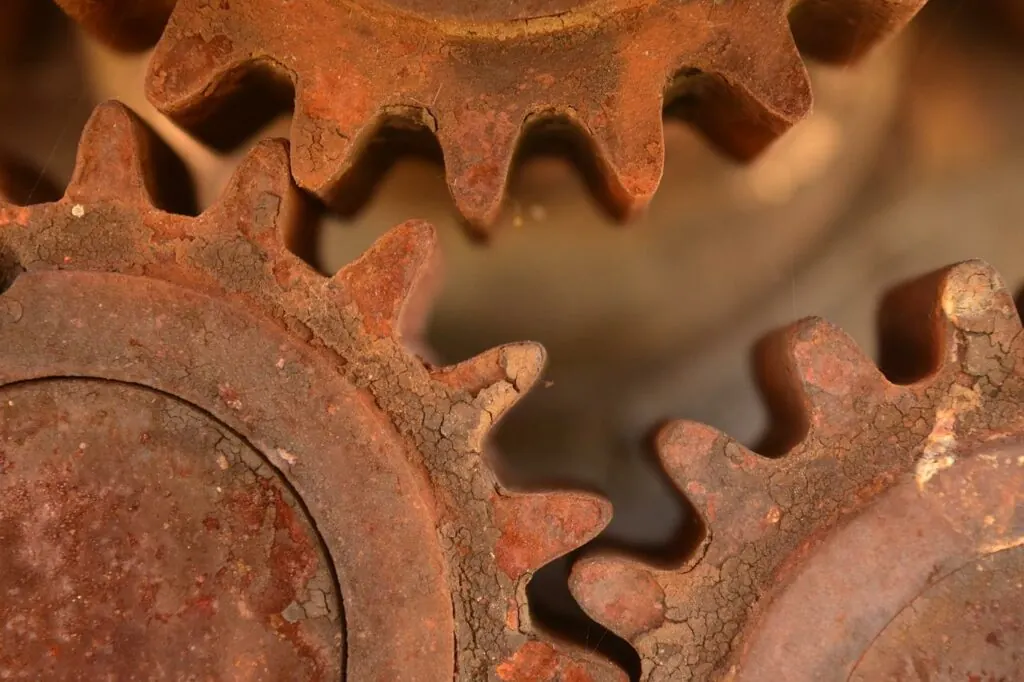 Elementy metalowe chronione przed korozją